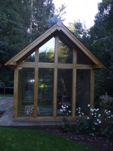 Glass And Oak Garden Building
