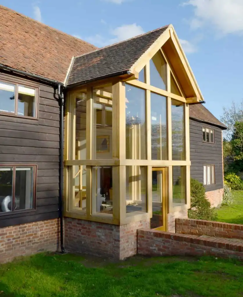 Oak Framed Grand Entrance Facade