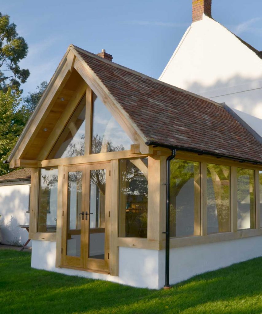 Oak Extension Built On a Historic Listed Building