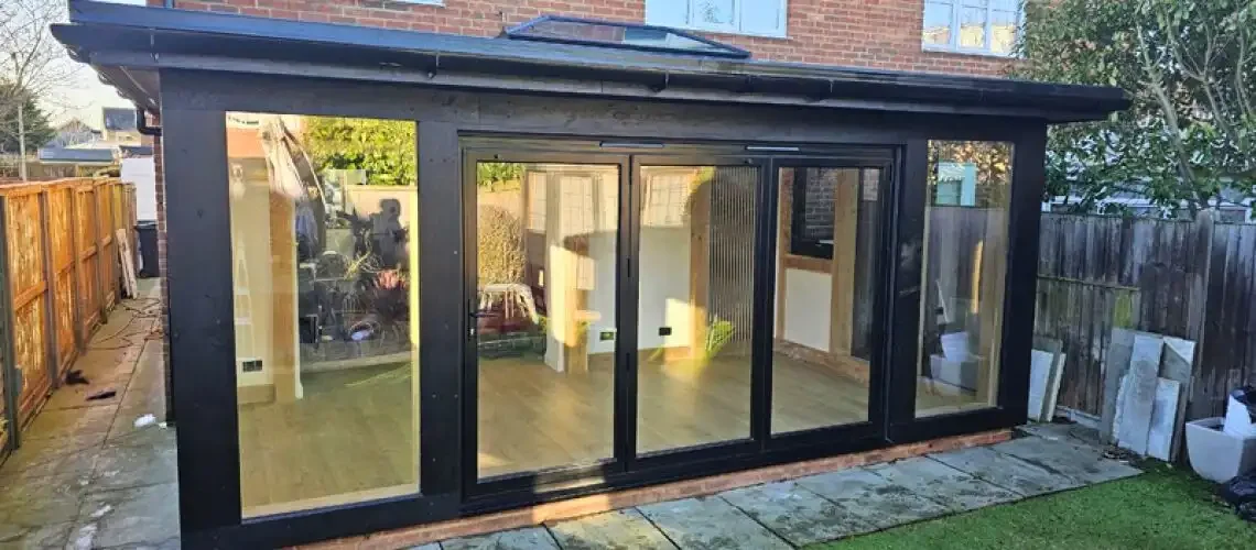 flat roof extension